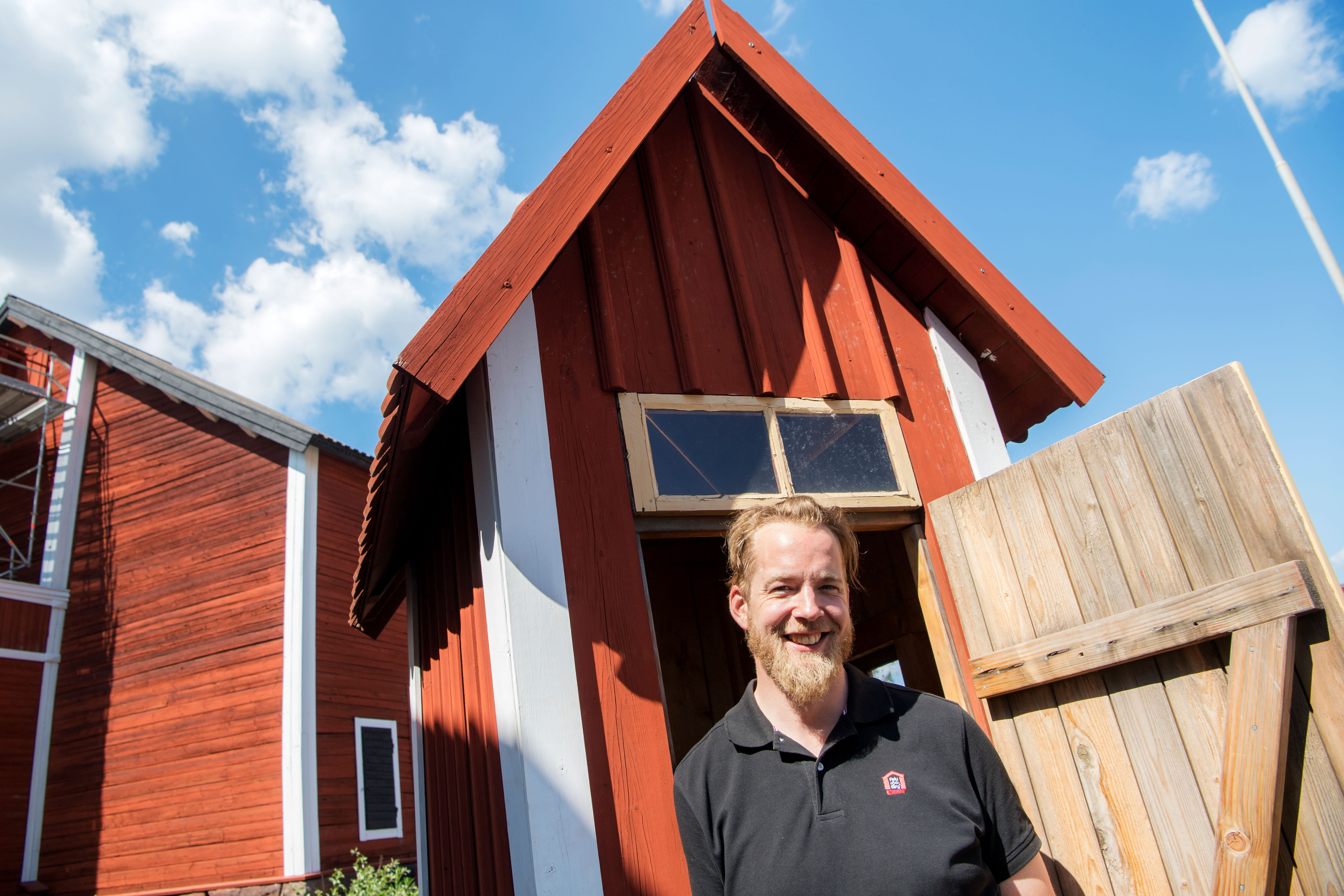 Falu Rödfärg målar Sverige Visit Dalarna
