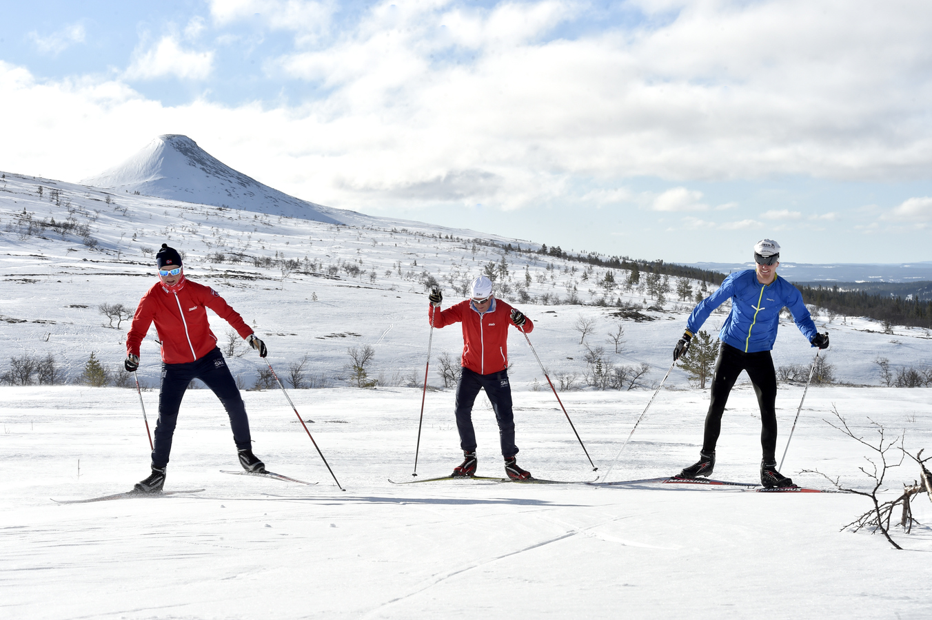 Skaråkning vid Nipfjället-Städjan.