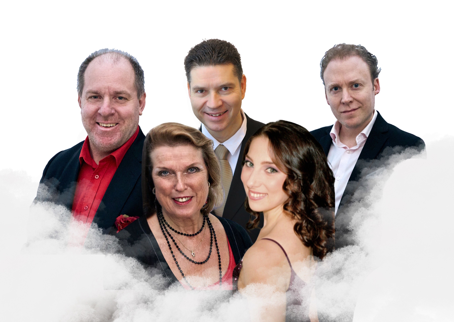 Artister som ingår i ensemblen i en härlig musikalisk och scenisk upplevelse.