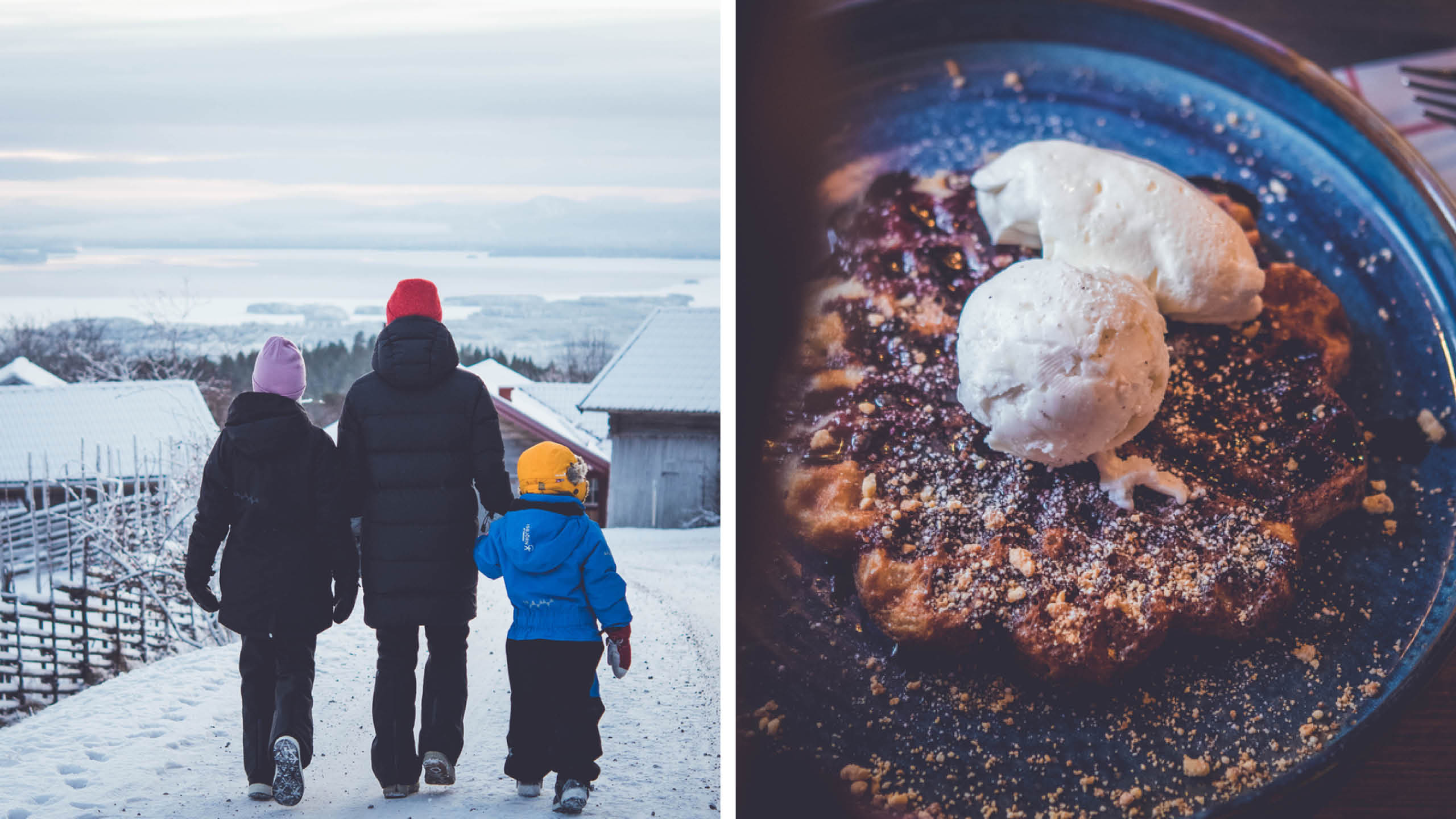Våfflor på Smidgården i Fryksås.