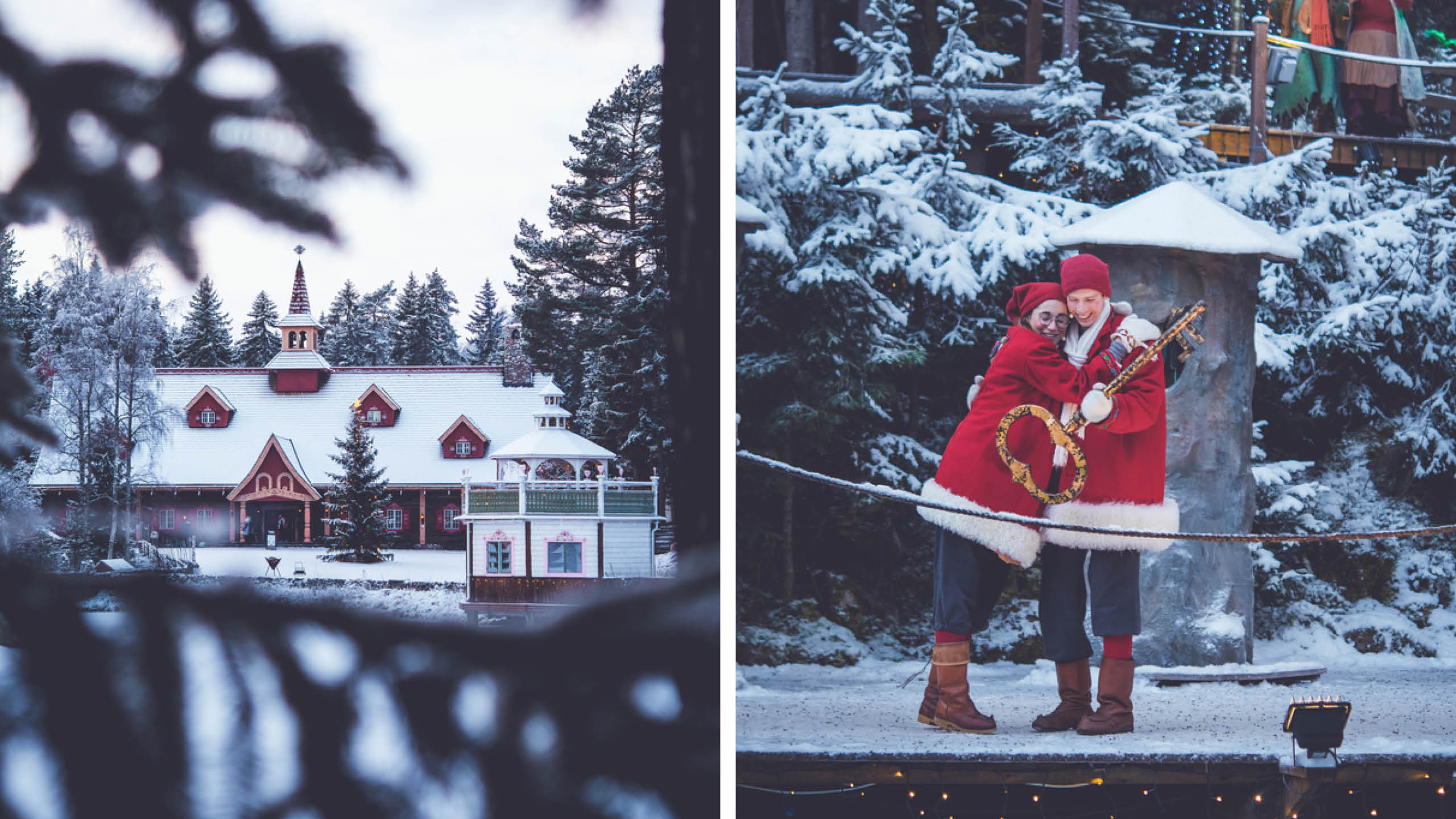 Tomtenissar på Tomteland i Gesunda utanför Mora.