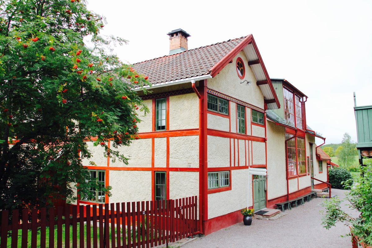 Exteriör på Carl Larsson-gården.