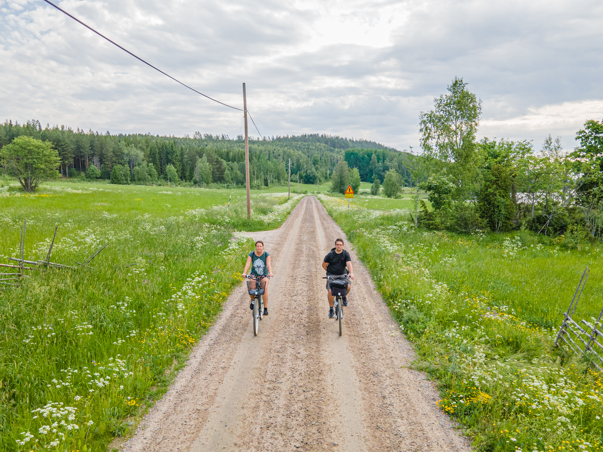 Cyklister i Husbyringen