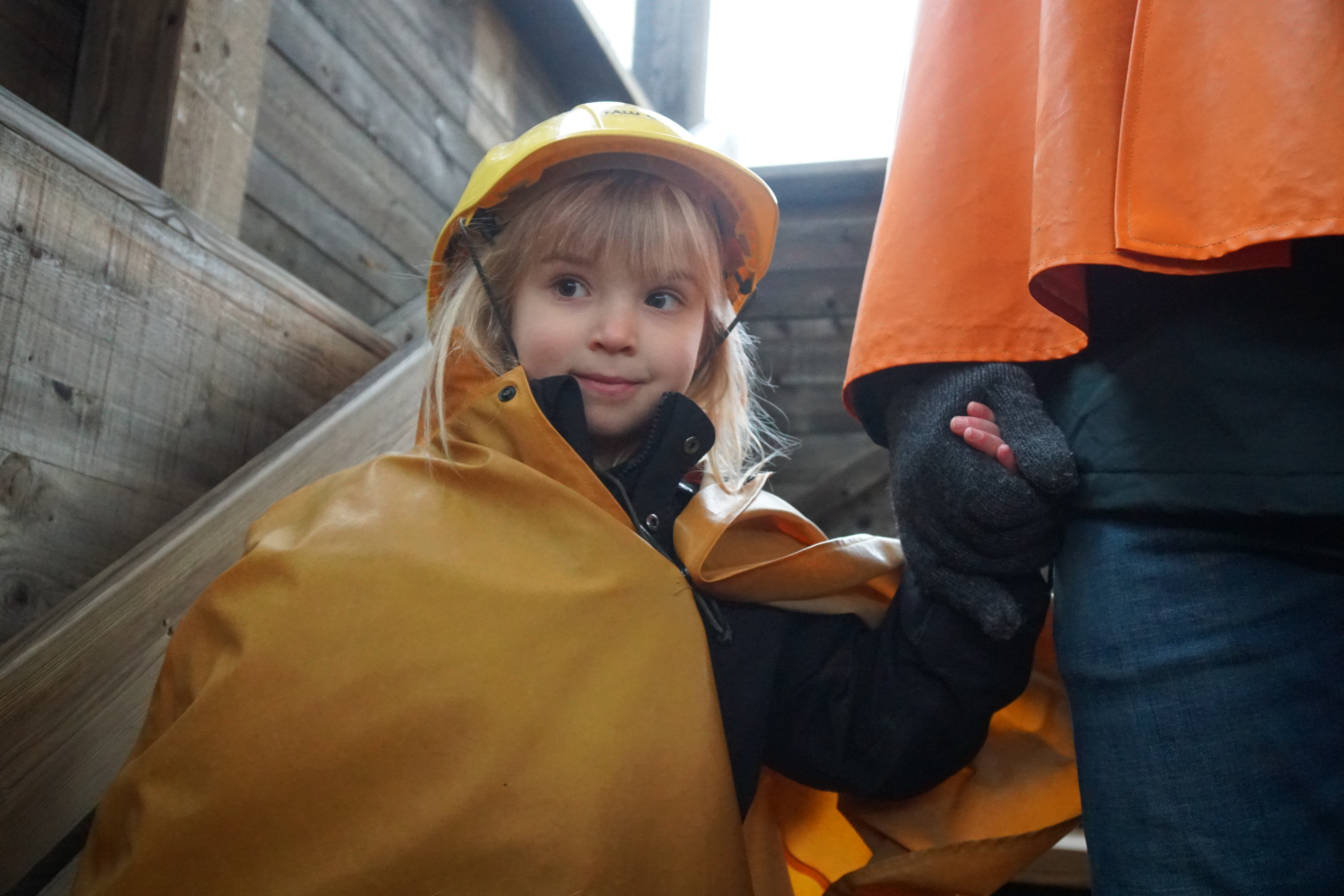 Flicka vid Falu Gruva.