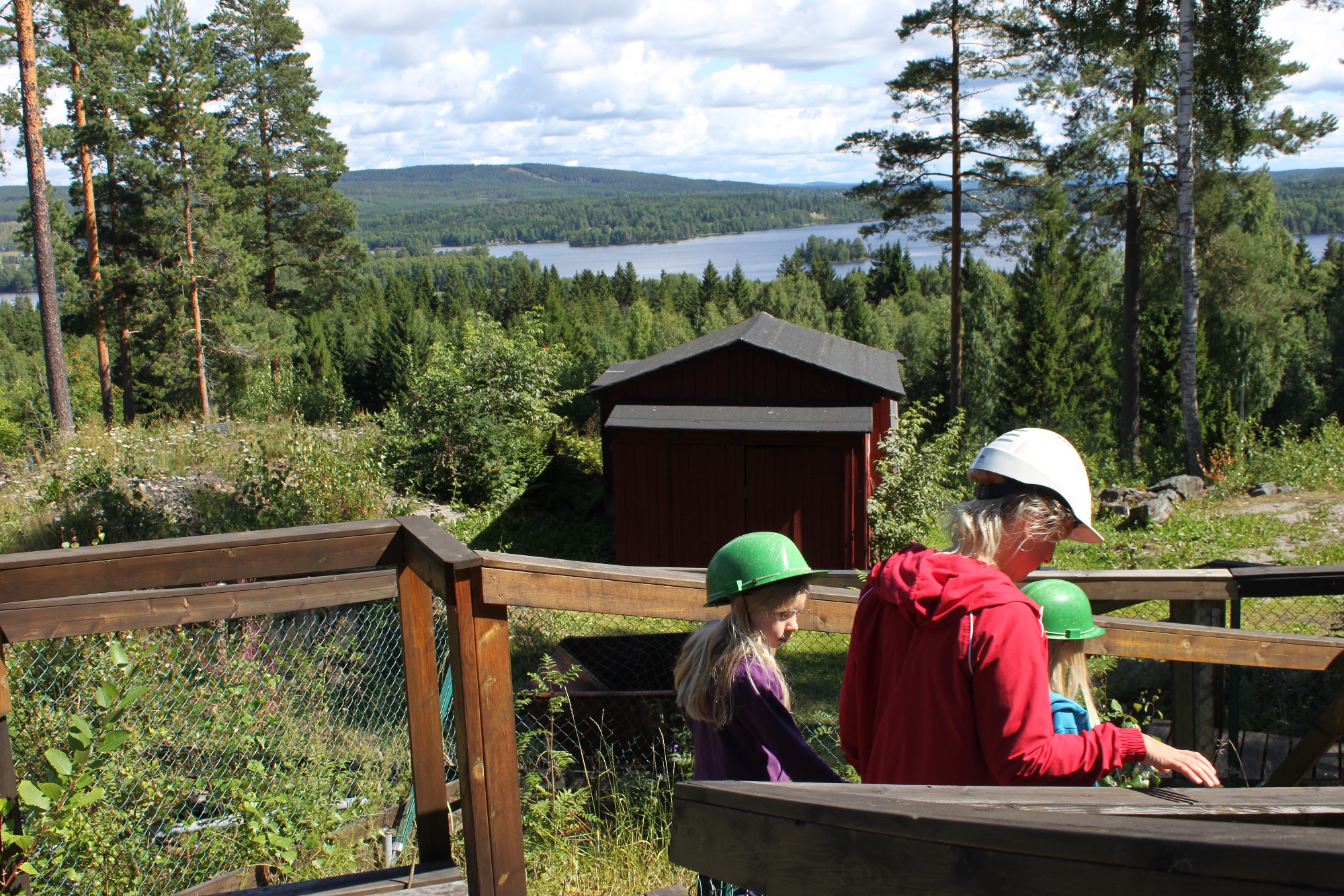 Utsikt över Floberget Gruvan.