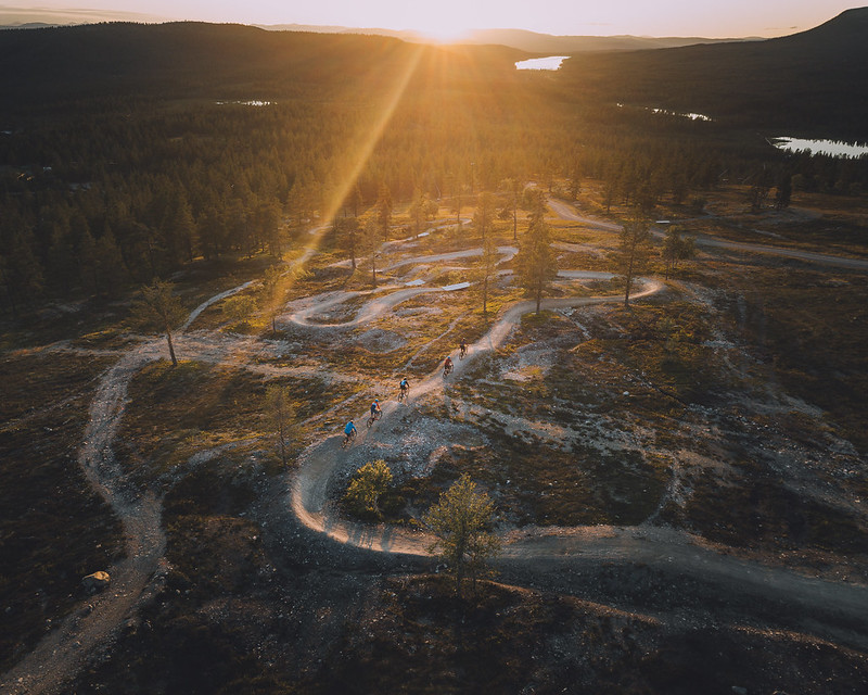 Cykelleder på Idre fjäll.