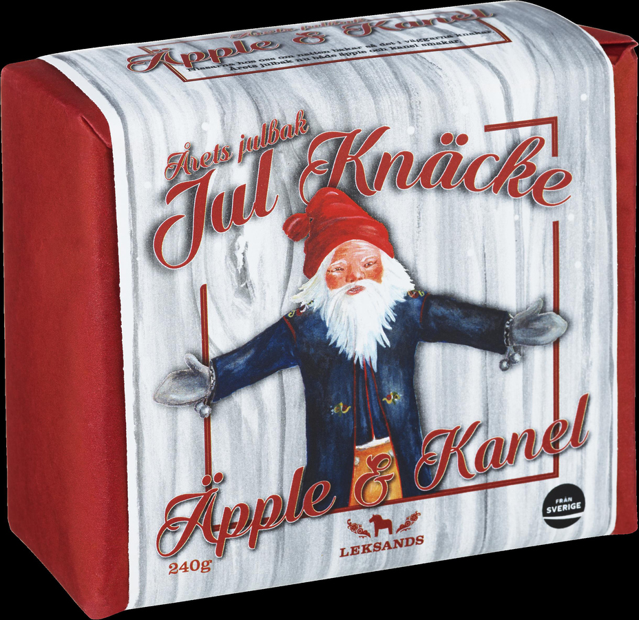 Julknäcke förpackning år 2018.