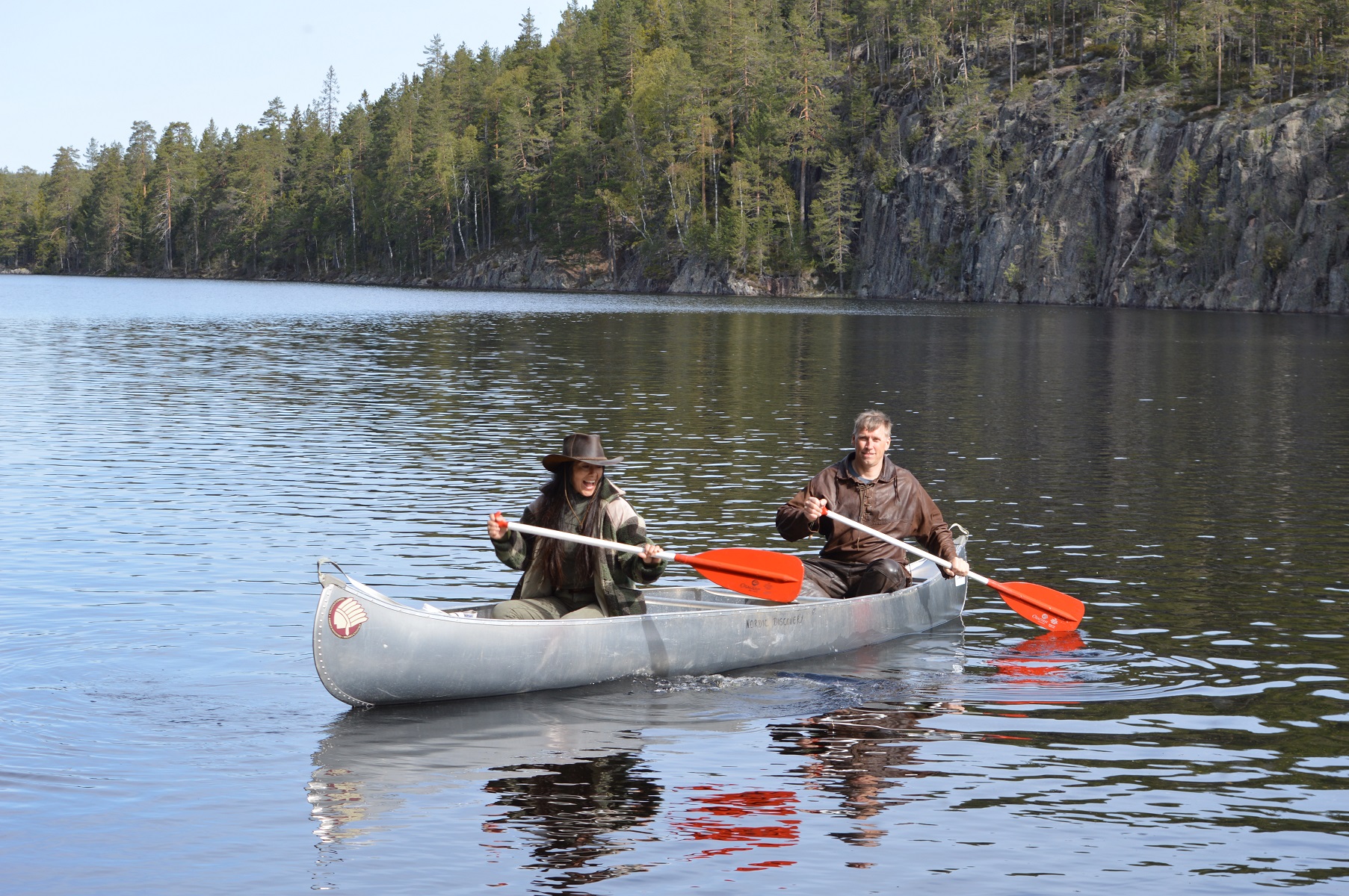 Vildmarkspaddling i Malingsbo-Kloten i södra Dalarna.