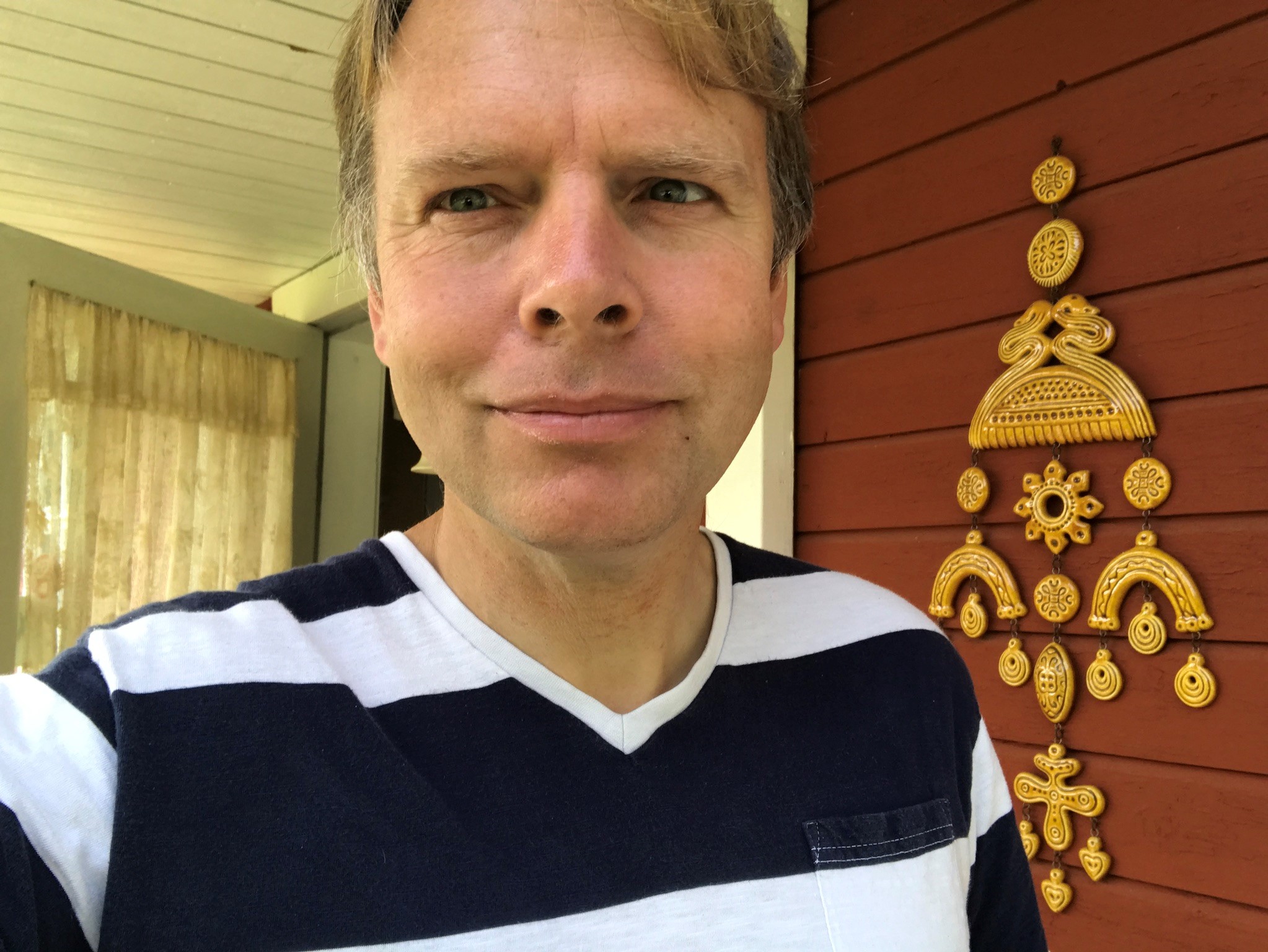 Anders Lindroth som tagit sin bild av Dalarna i Orsabyn Fryksås.