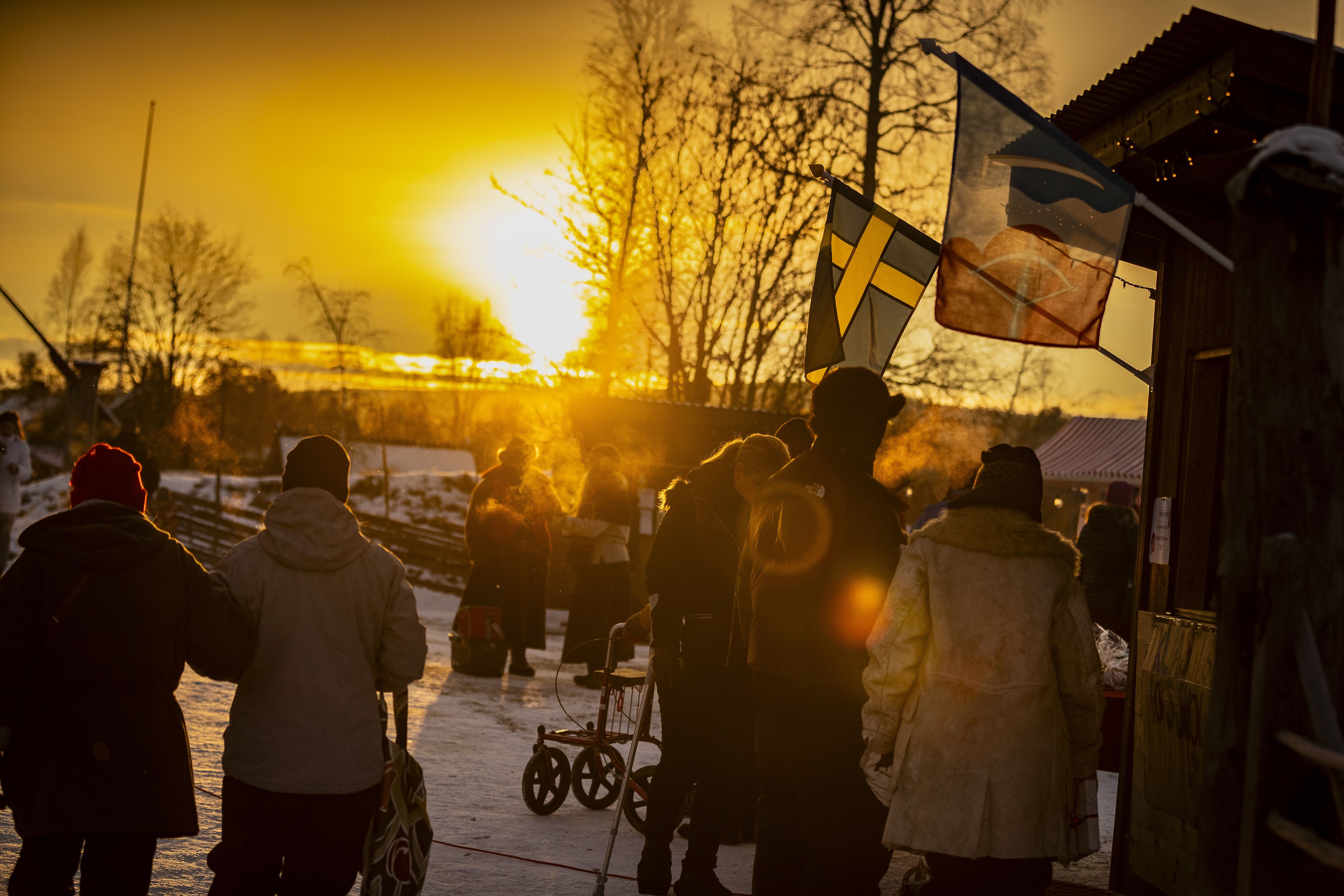 Julmarknad på i Rot Skans