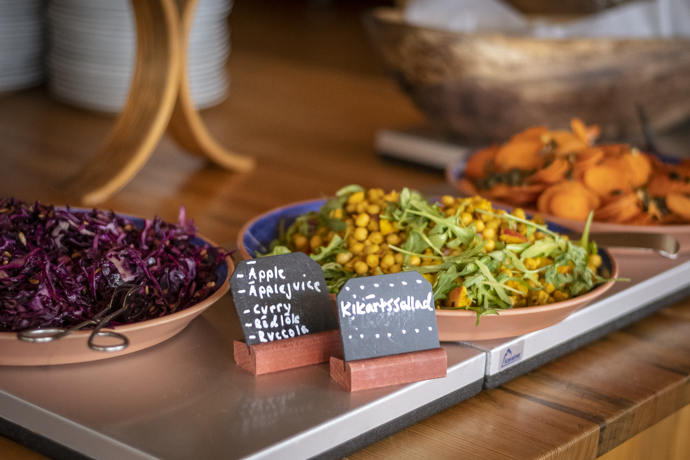 Mat på STF Grövelsjön.