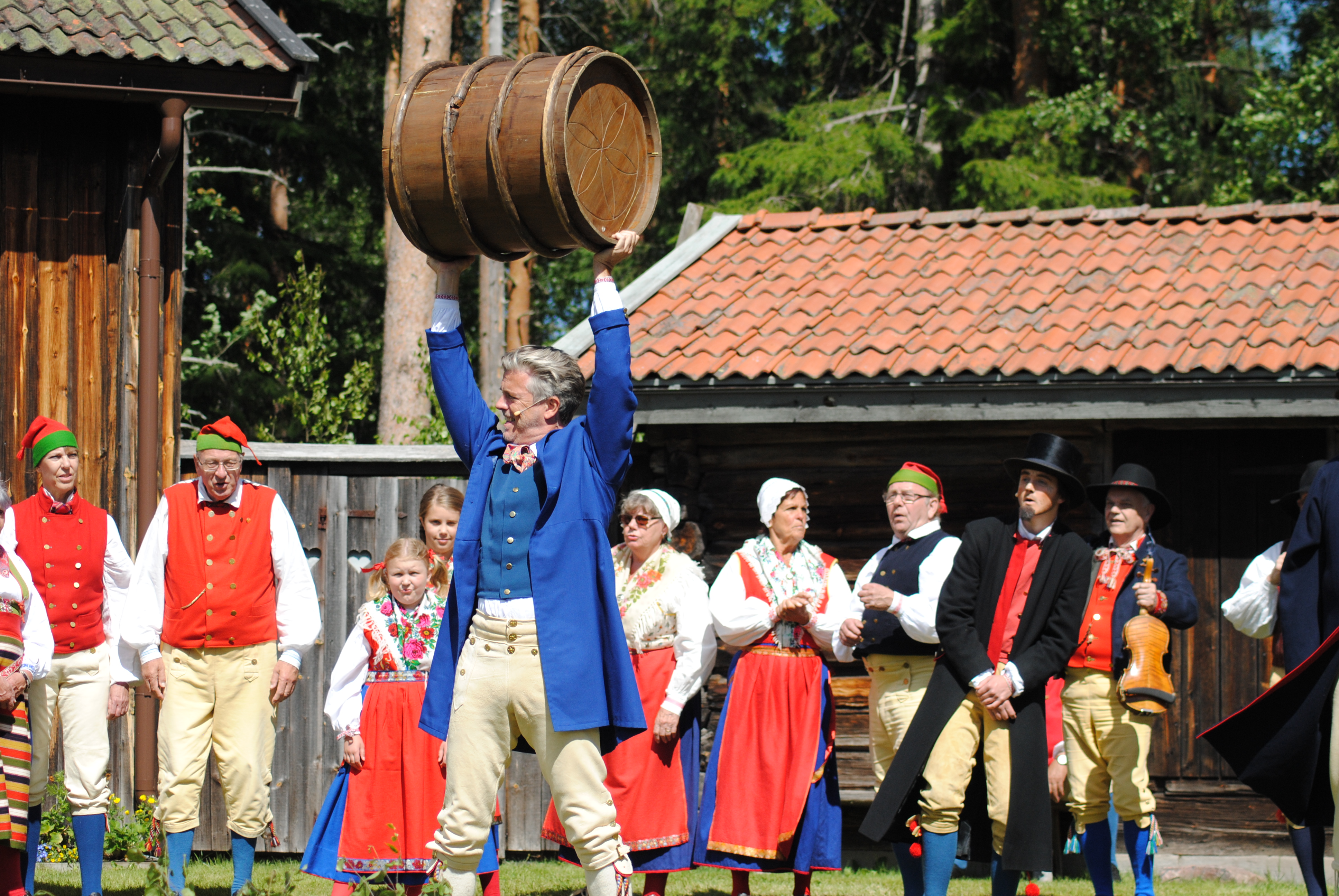 Lustigs-Per i Skinnarspelet.