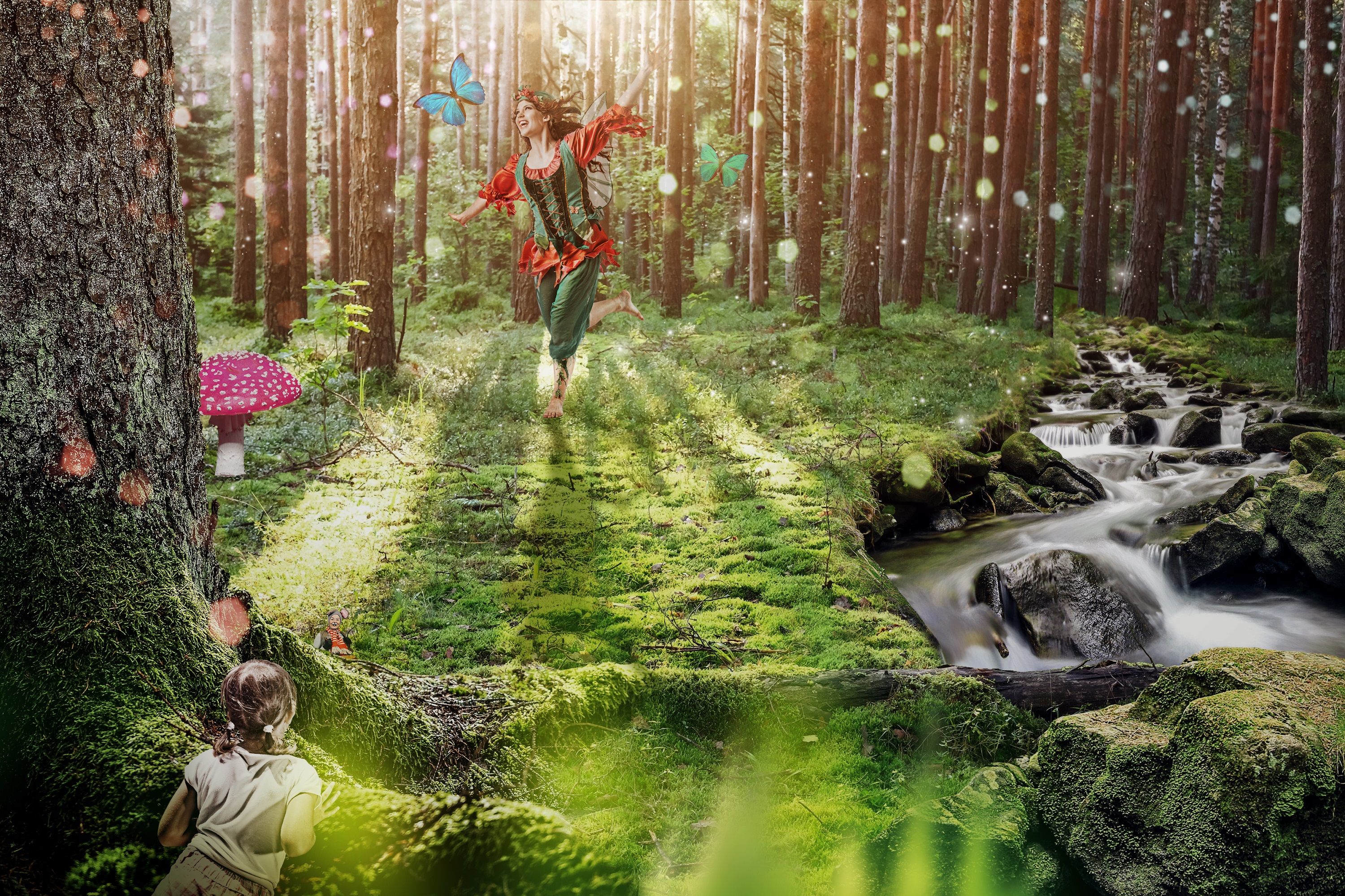 Promotionbild till Sagolandet Tomteland.