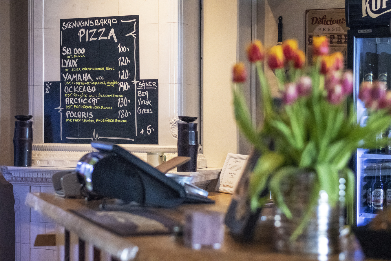 Restaurangen på Särna Camping.