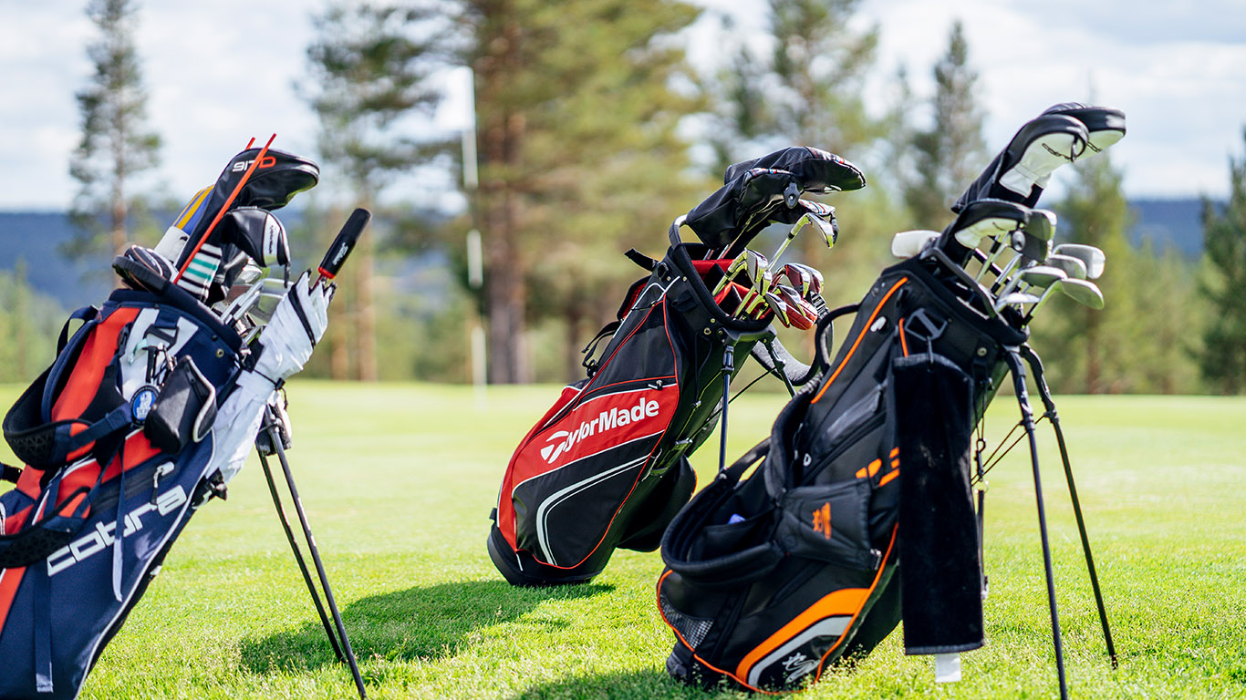 Golf på Idrefjällens Golfbana.