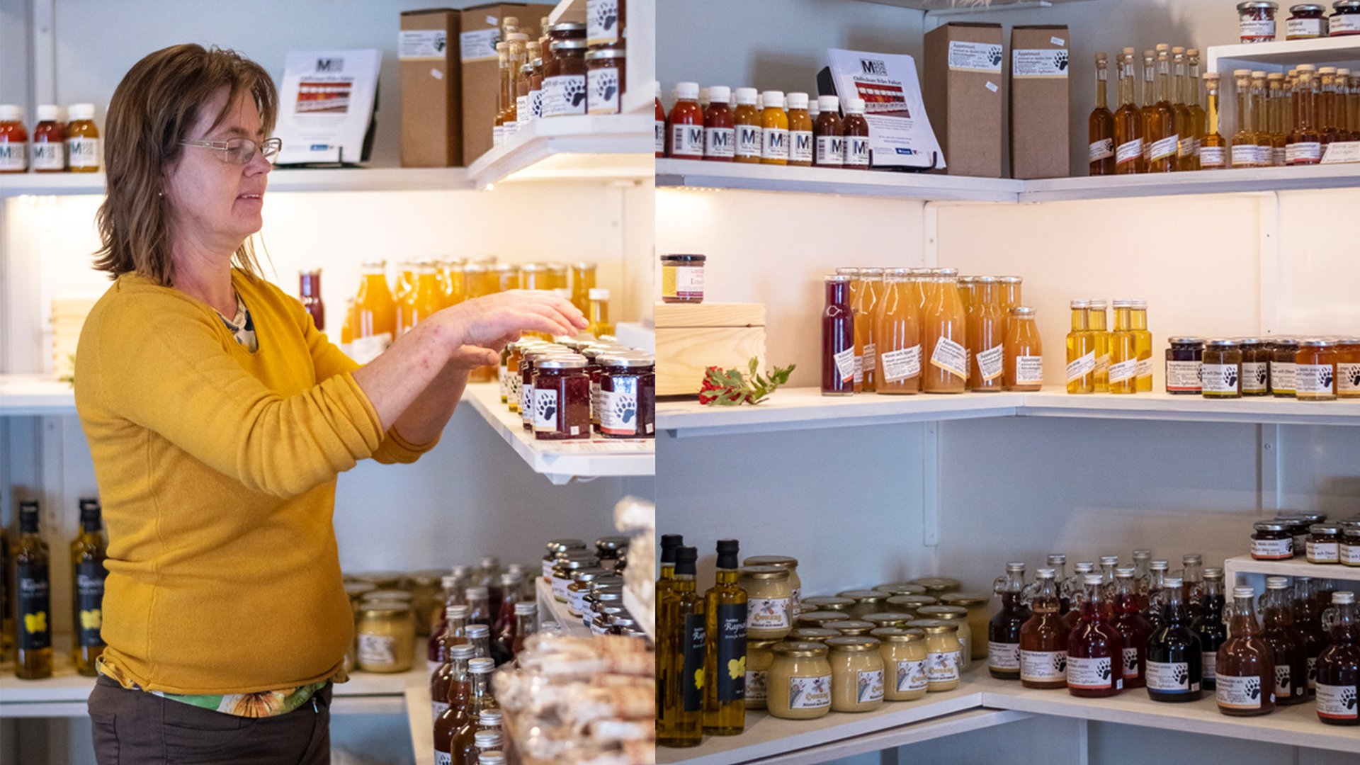 Sortimentet på Handslaget.