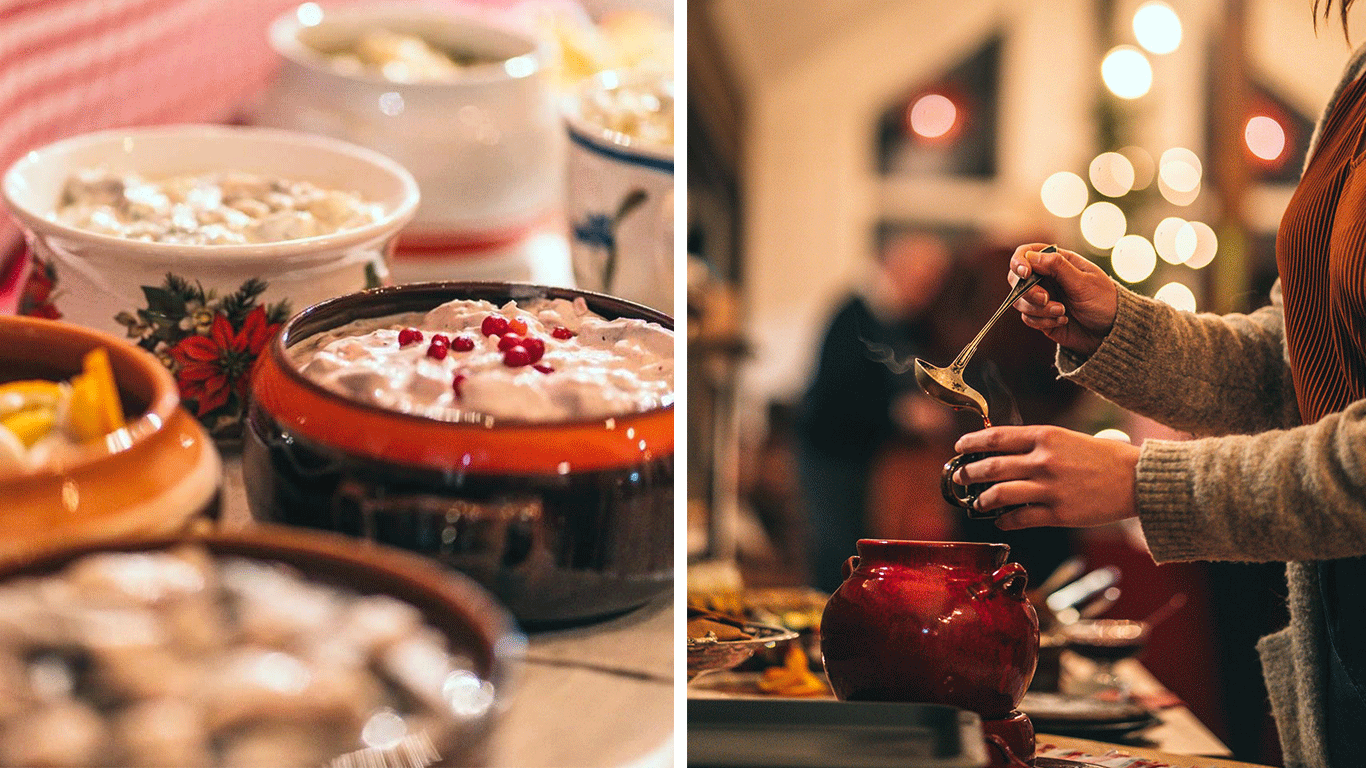 Julbord hos Murboannas i Borlänge.