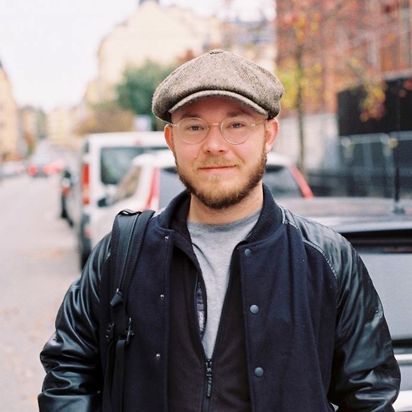 Oscar Rytkönen som tagit sin bild av Dalarna i Nusnäs utanför Mora.