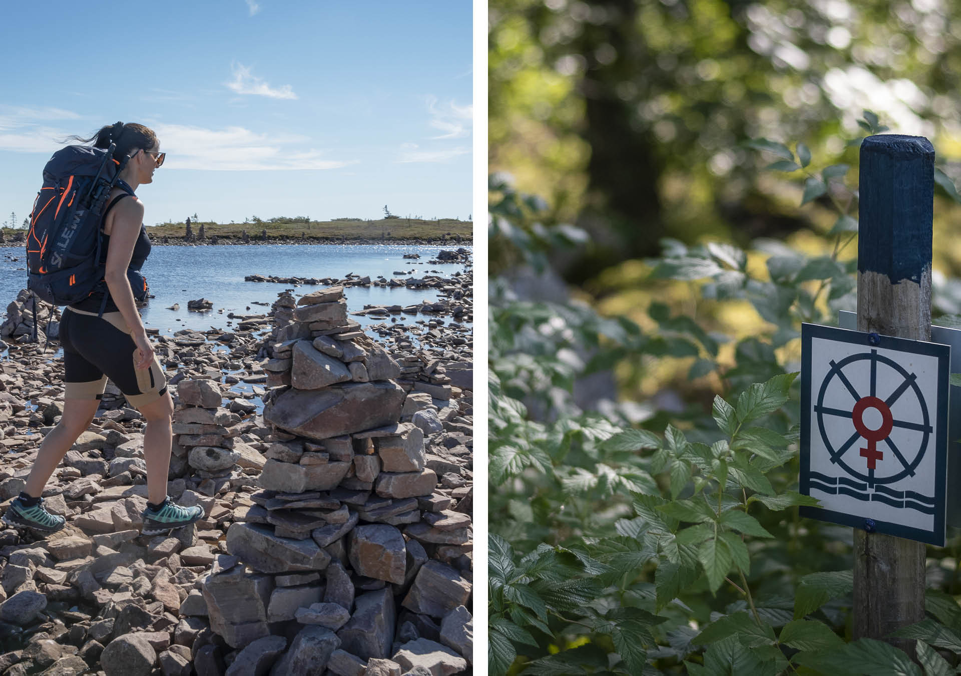 Collage Stensjön and World Heritage