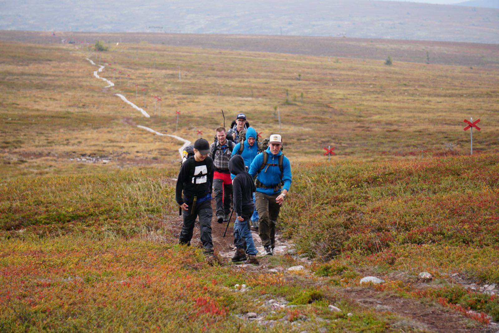 Fjällvandrare i Sälenfjällen.