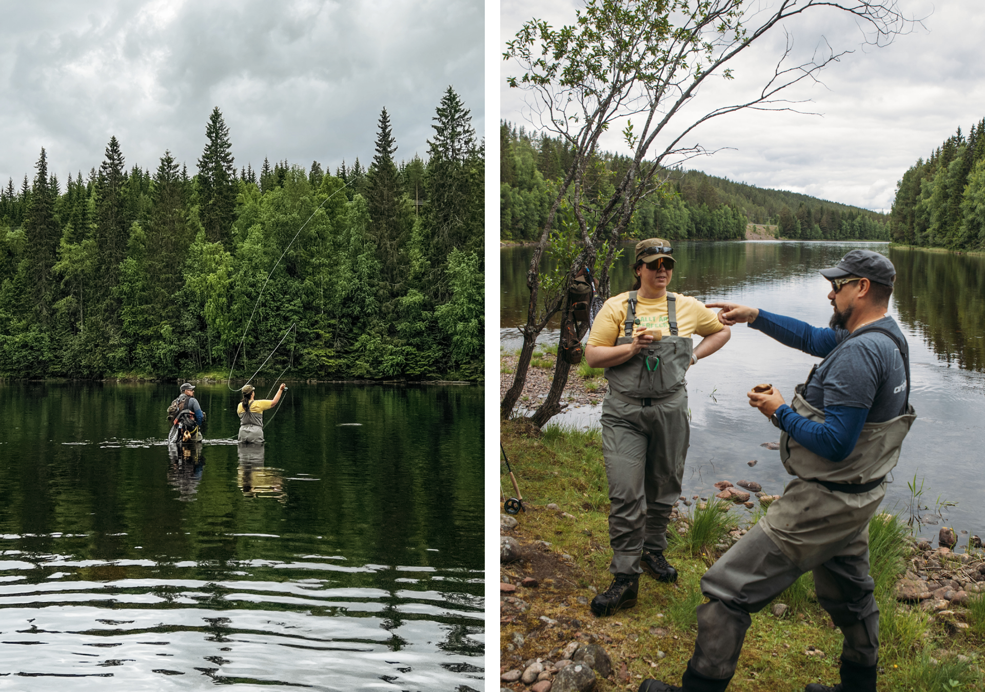 Pictures of fishing.