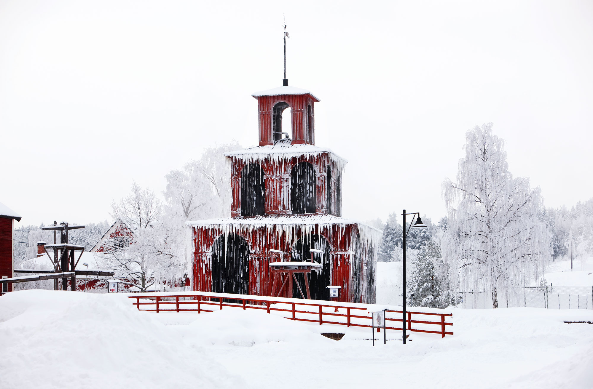 Vinter vid Falu Gruva.