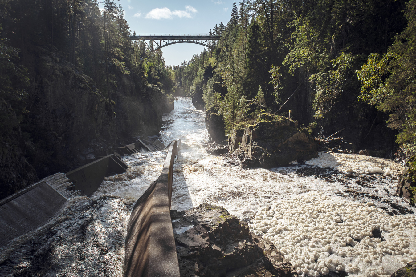 Bron över Storstupet.