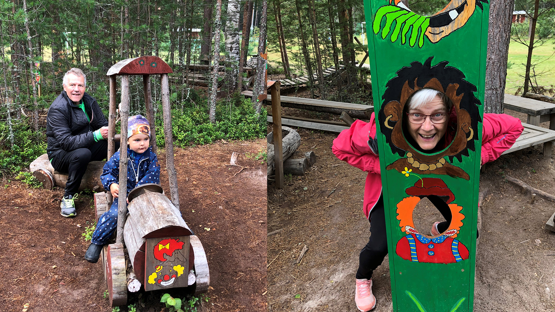 Troll clown collage.