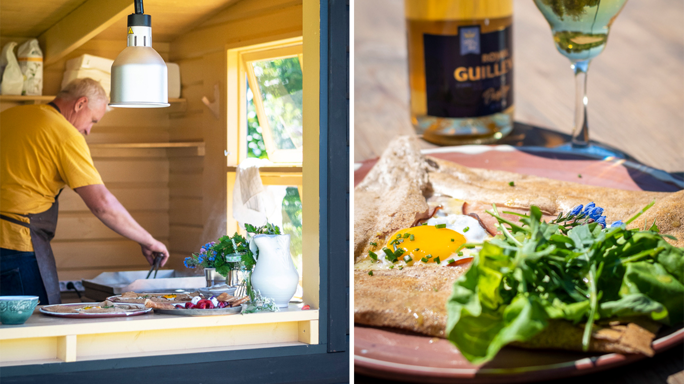 Willers creperie kollage.