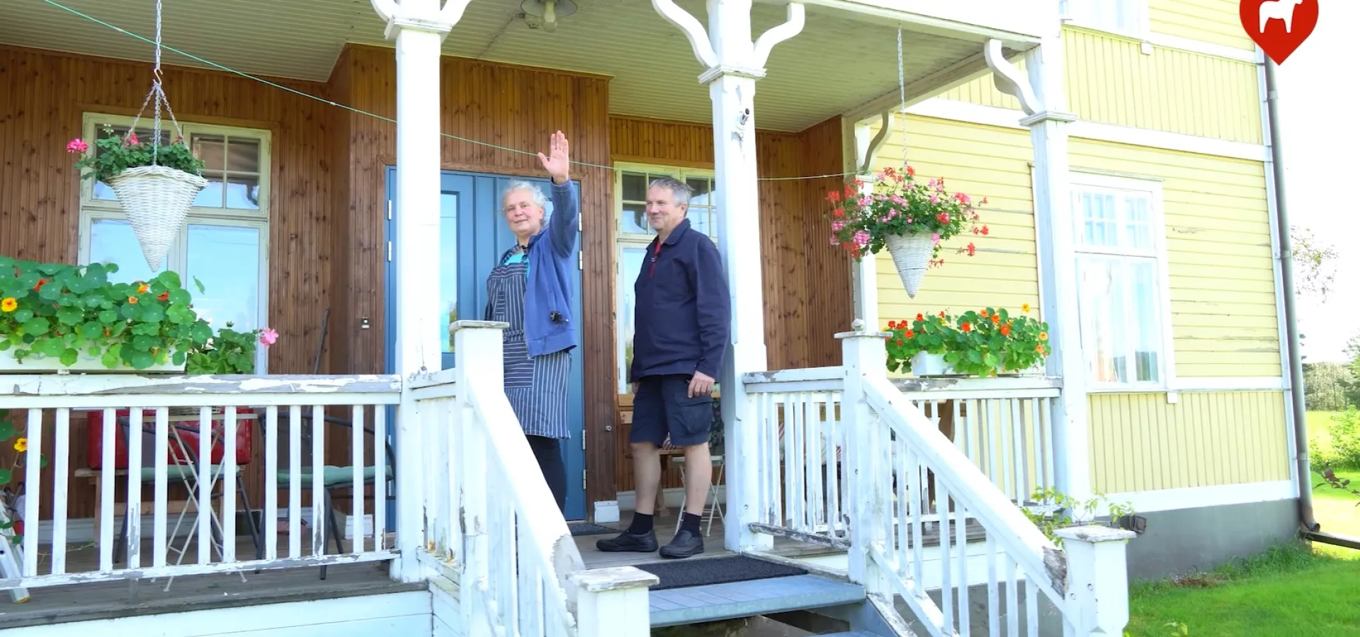 Tini och Lennart på STF Tre Björnar.