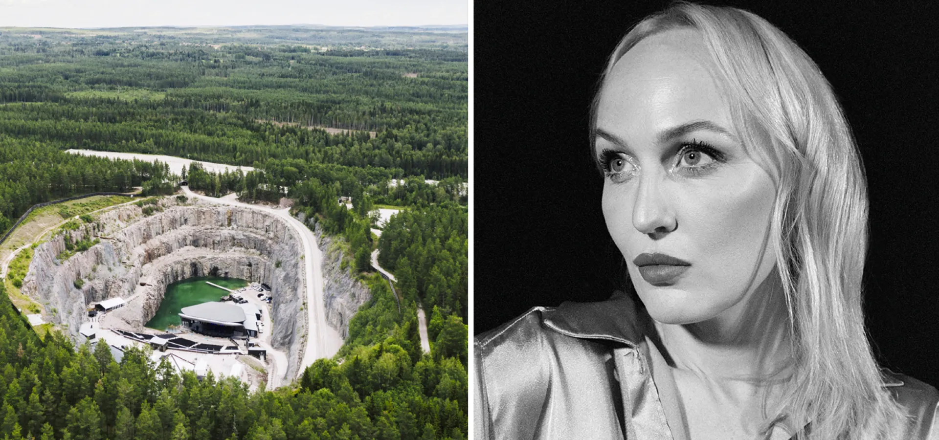 Kalkbrottet Dalhalla och Moonica Mac.