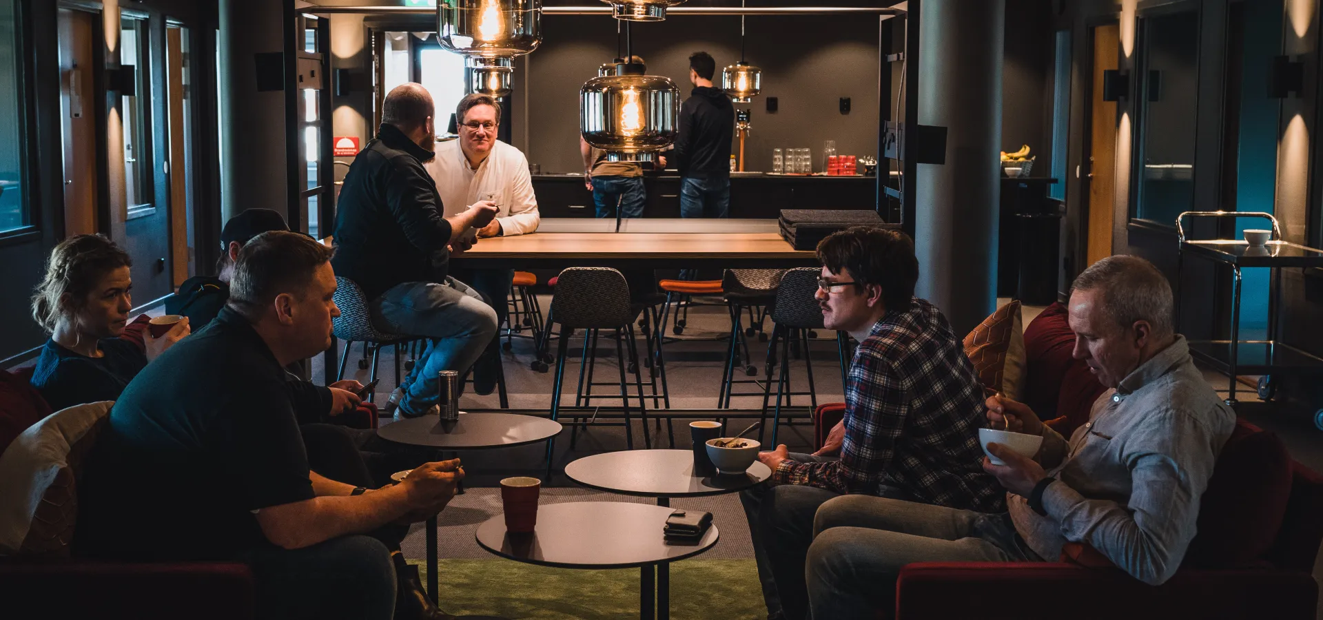 Interiörbild från Hotell Fridhemsgatan.