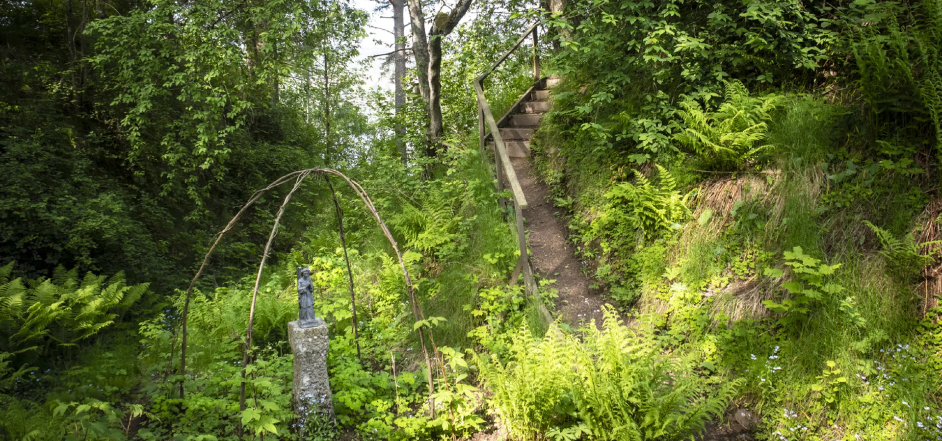 Trädgården på Hildasholm.