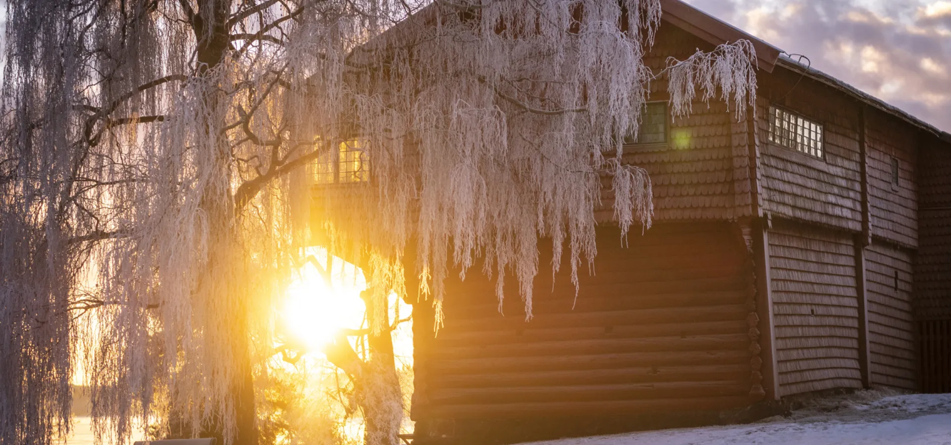 Ornässtugan i solnedgången.