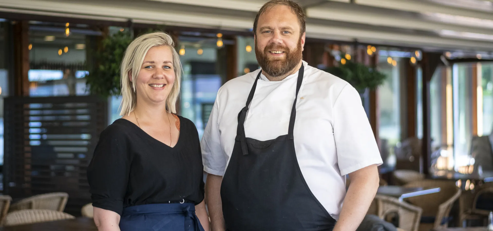 Magnus & Linn på Sjövillan i Rättvik.