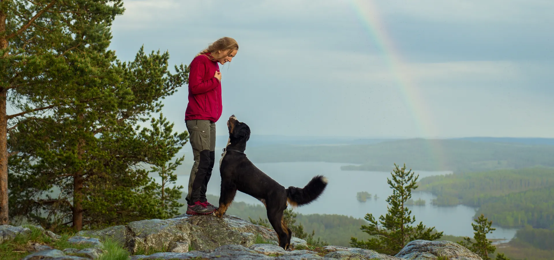 Julius Aspman på toppen av Ärtknubben.