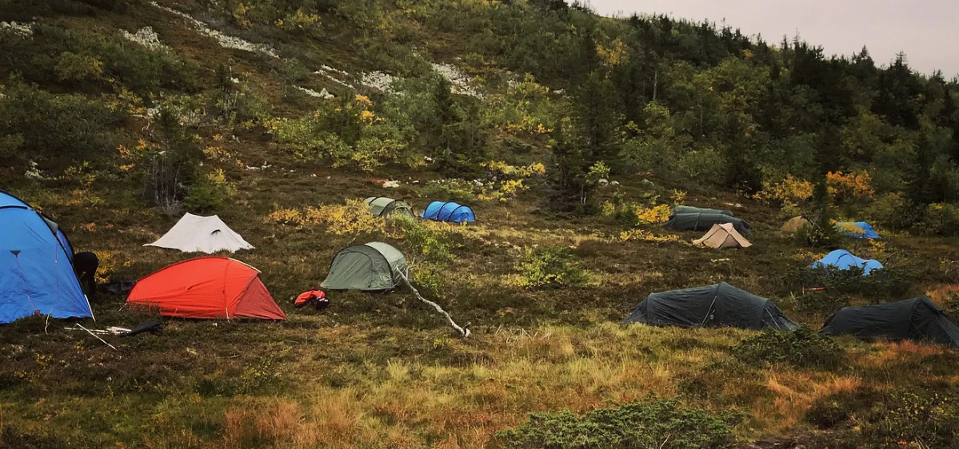 Tältare i Sälenfjällen.