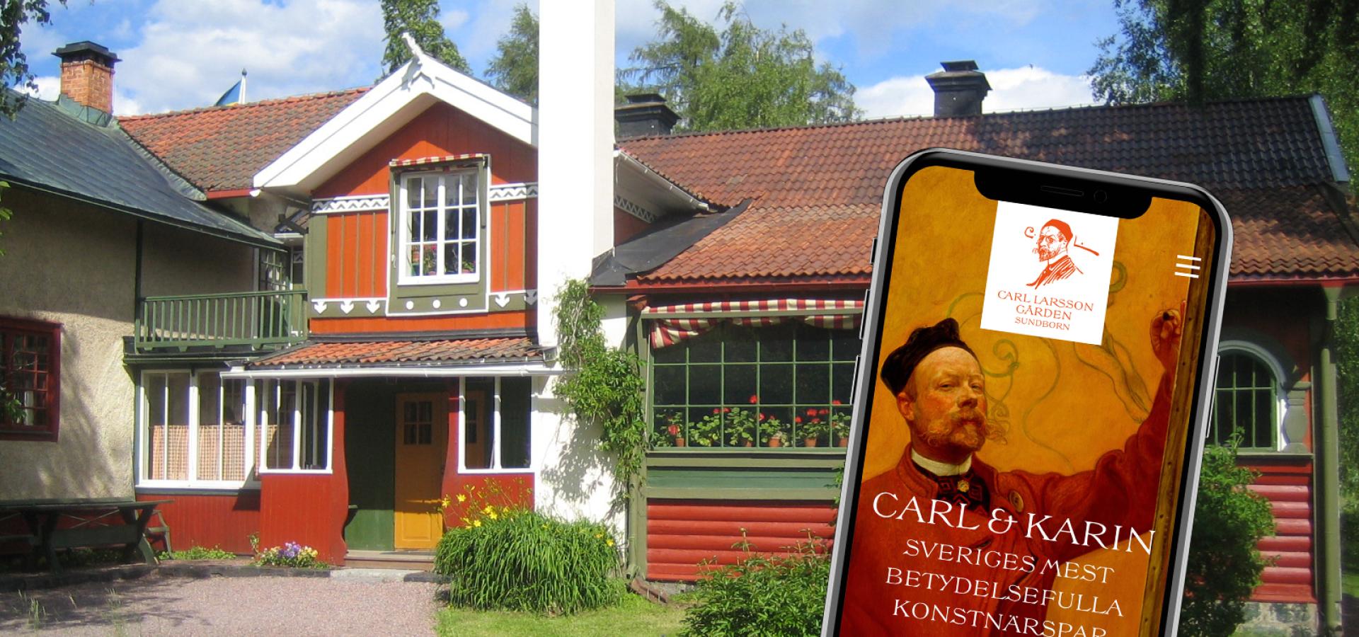 Carl Larsson-gården lanserar en app där besökare kan gå en digital guidad visning.