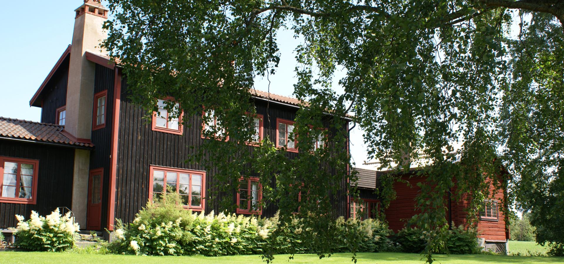 Kompositören Hugo Alfvéns hem Alfvéngården i byn Tibble i Leksand.