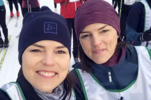 Porträttbild på systrarna Kallur.