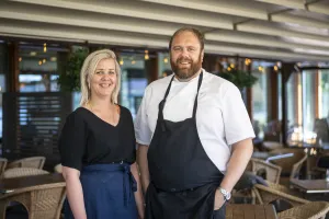 Magnus & Linn på Sjövillan i Rättvik.