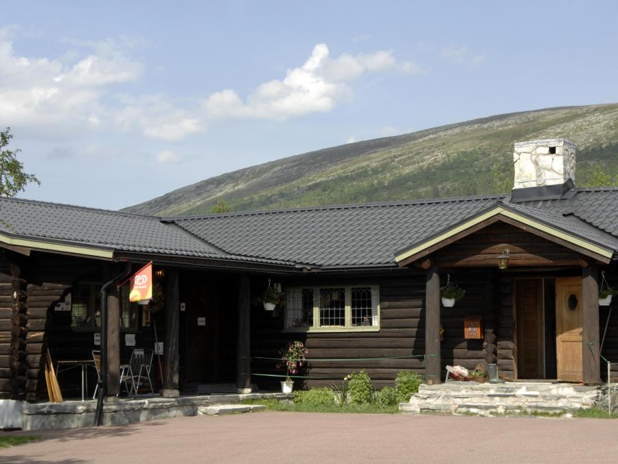 The house Sjöstugan in summer environment.