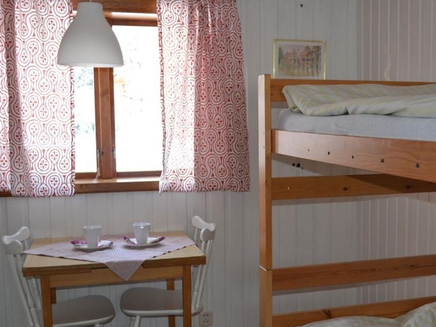 Beds in a cottage.