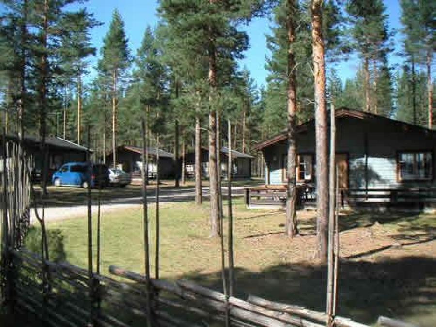 Camping cottages.