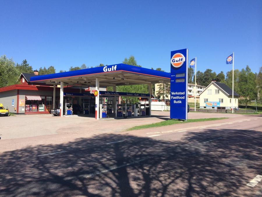 Gulf gas station in Idre