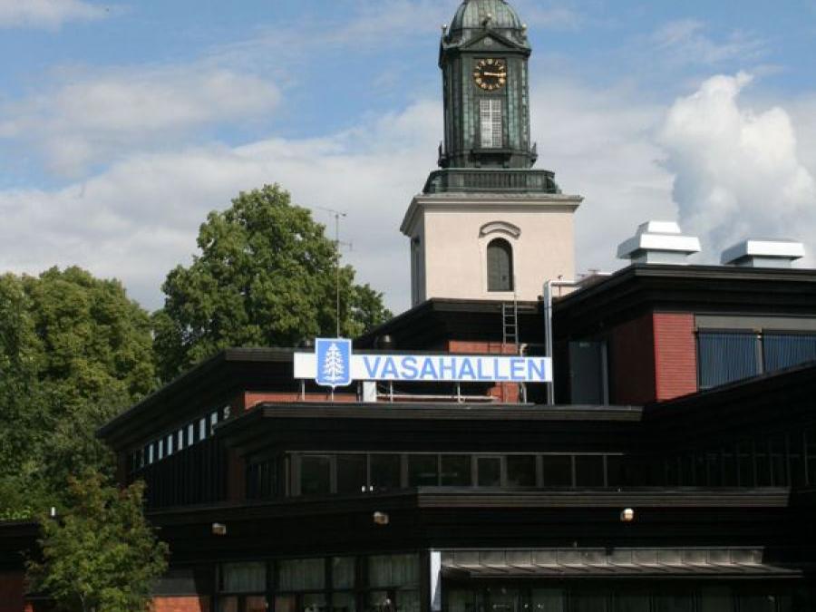 The entrence to Vasahallen.