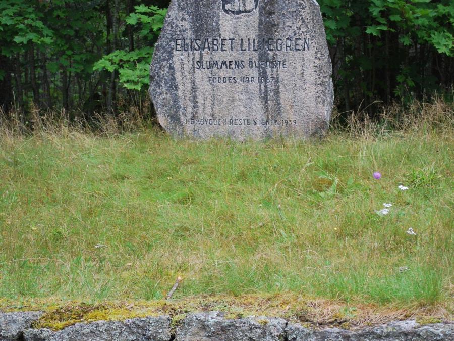 memorial stone.