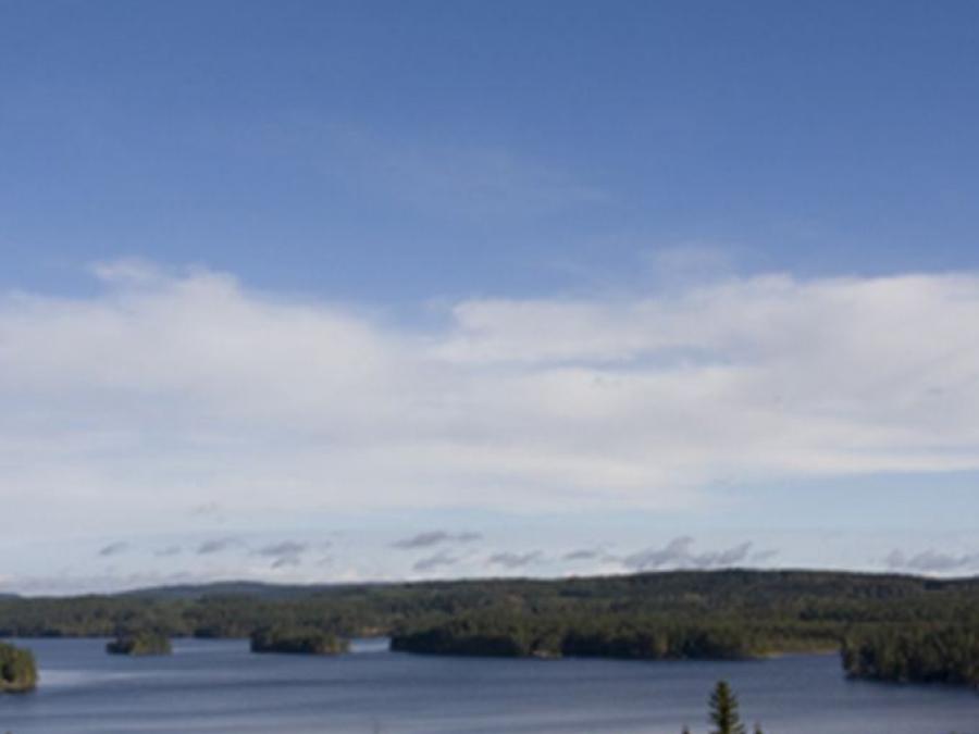 Utsikt över sjön Gimmen.