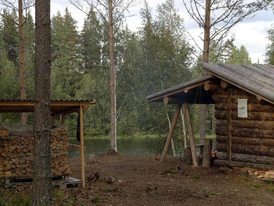 Nature camp in Älvdalens municipality.