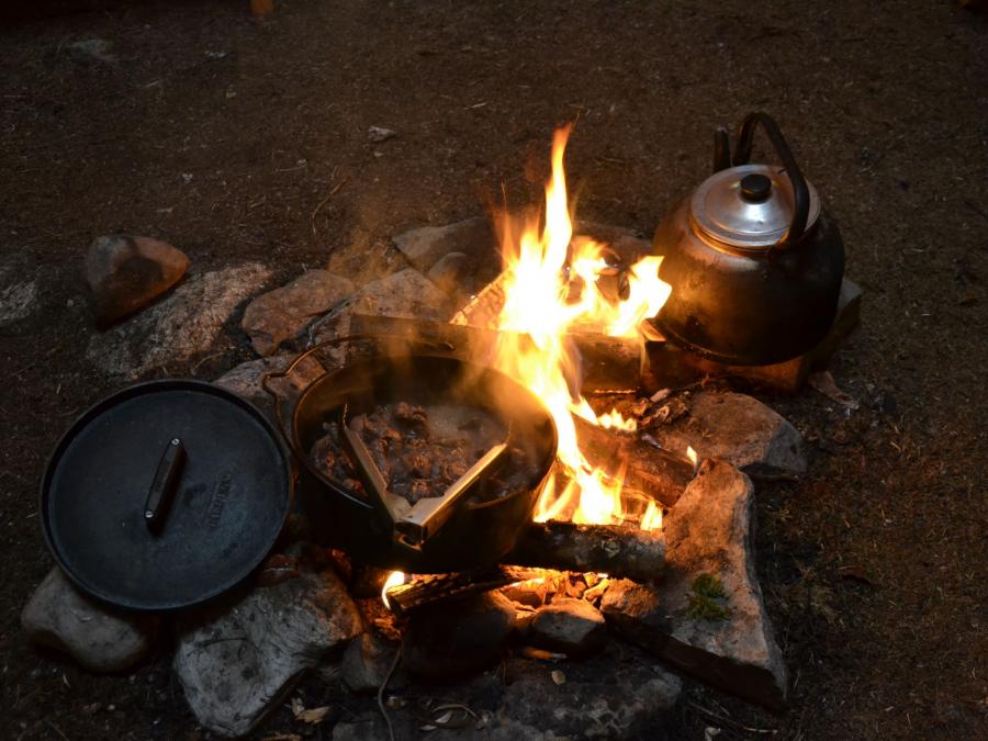 fireplace, coffee pot